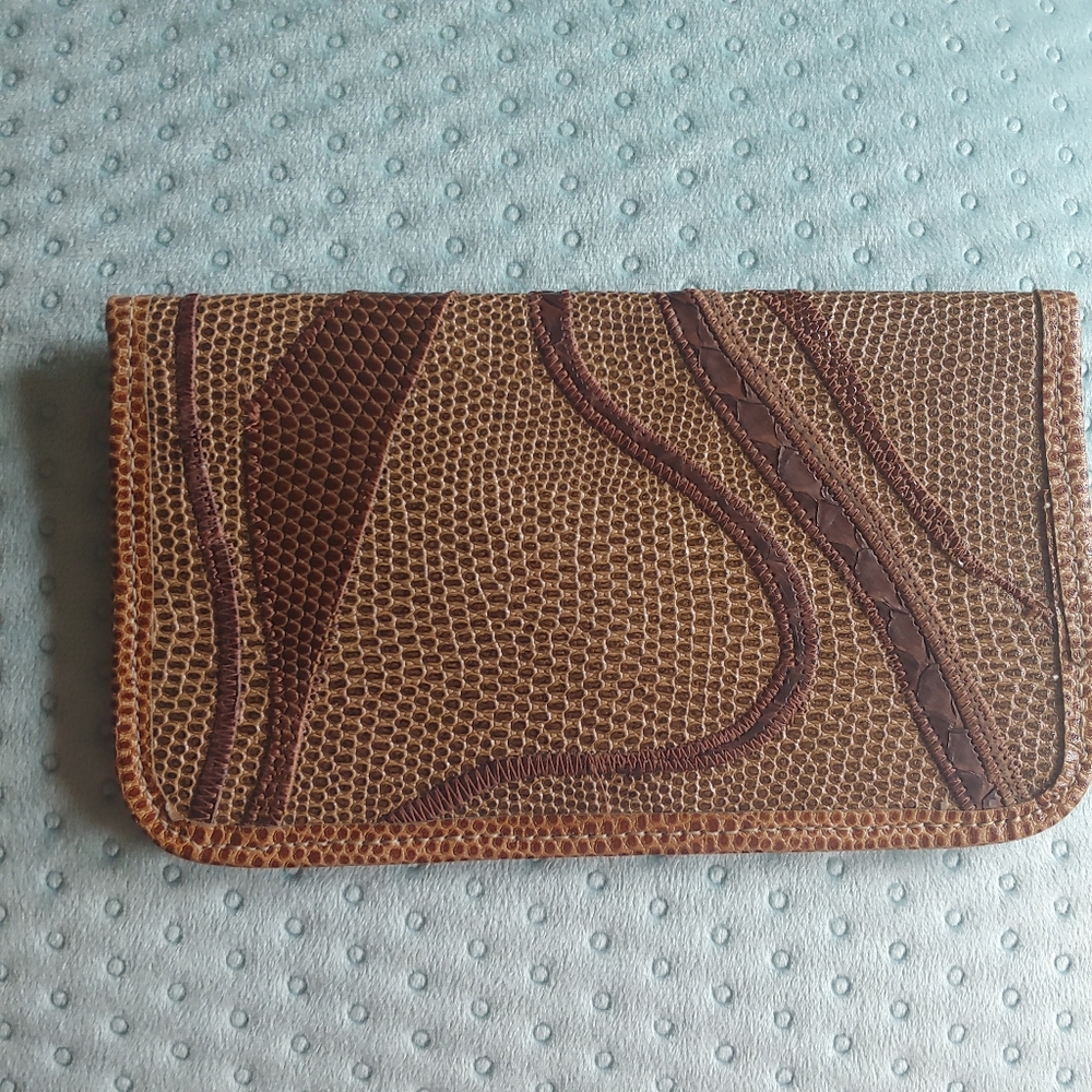 Carlos Falchi leather wallet - Picture 2 of 6